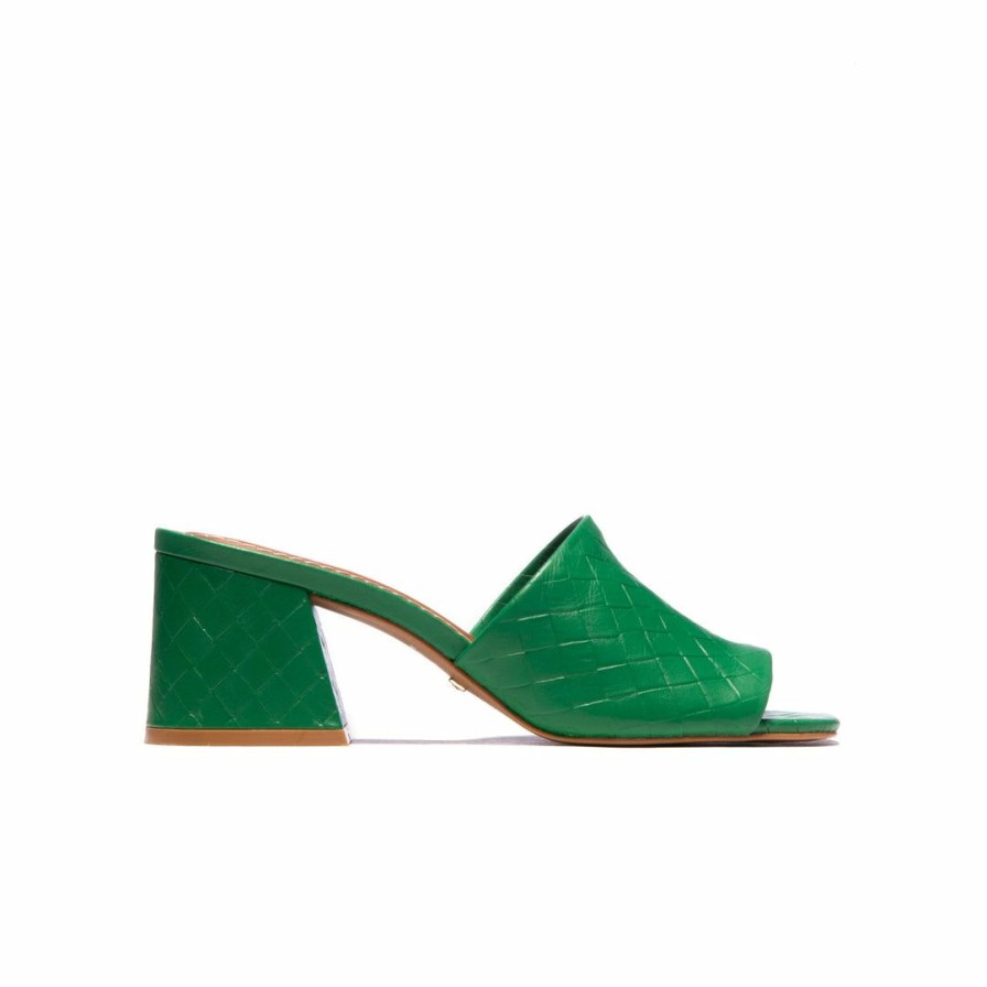 Women L'Intervalle | L'Intervalle Women Clarabelle Green Weave