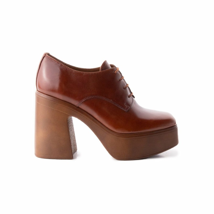 Women L'Intervalle | L'Intervalle Corleone Cognac Leather Cognac Leather/Cuir Cognac