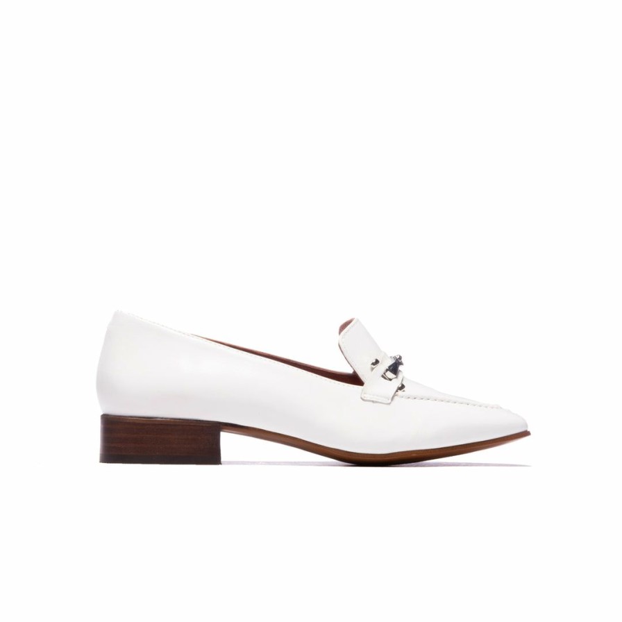 Women L'Intervalle | L'Intervalle Women Marbella White Leather