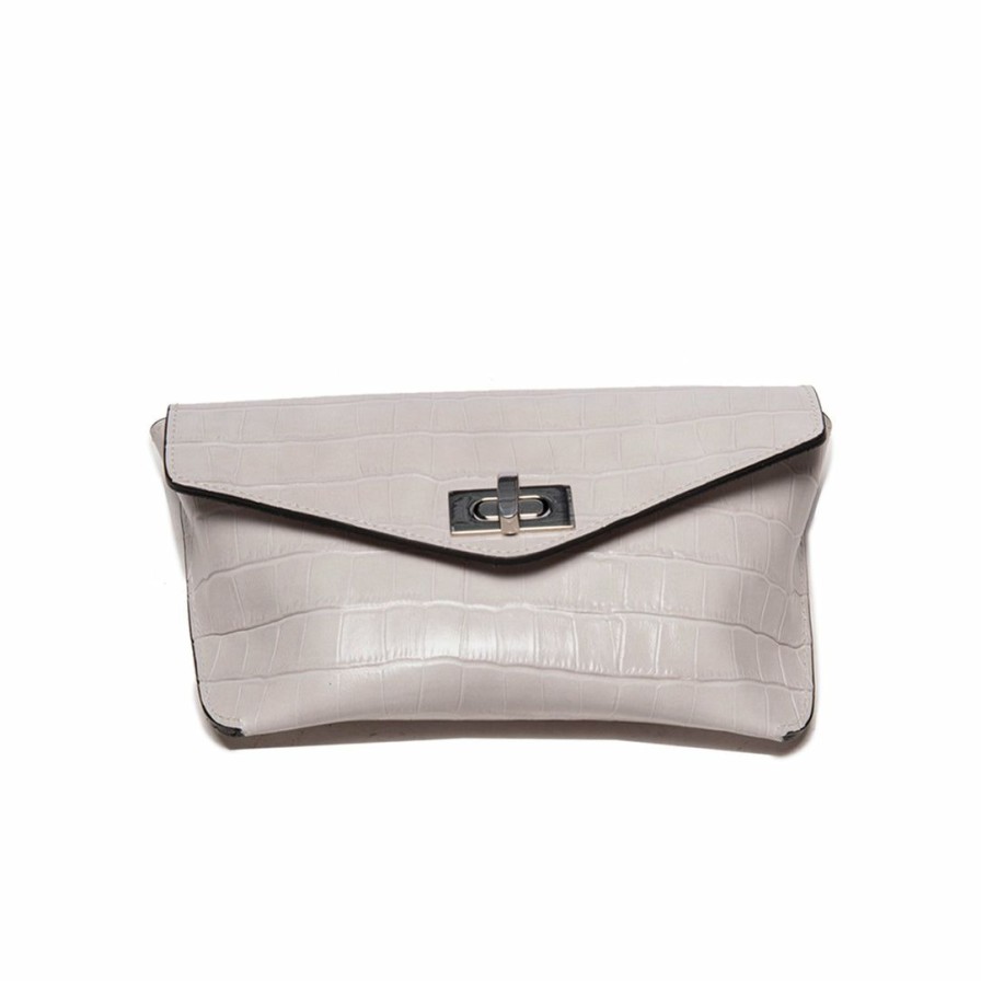 Bags L'Intervalle | L'Intervalle Women Helen Grey Croco