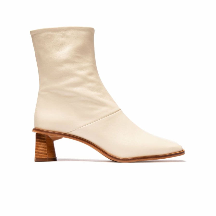 Women L'Intervalle | L'Intervalle Women Pike Off White Leather