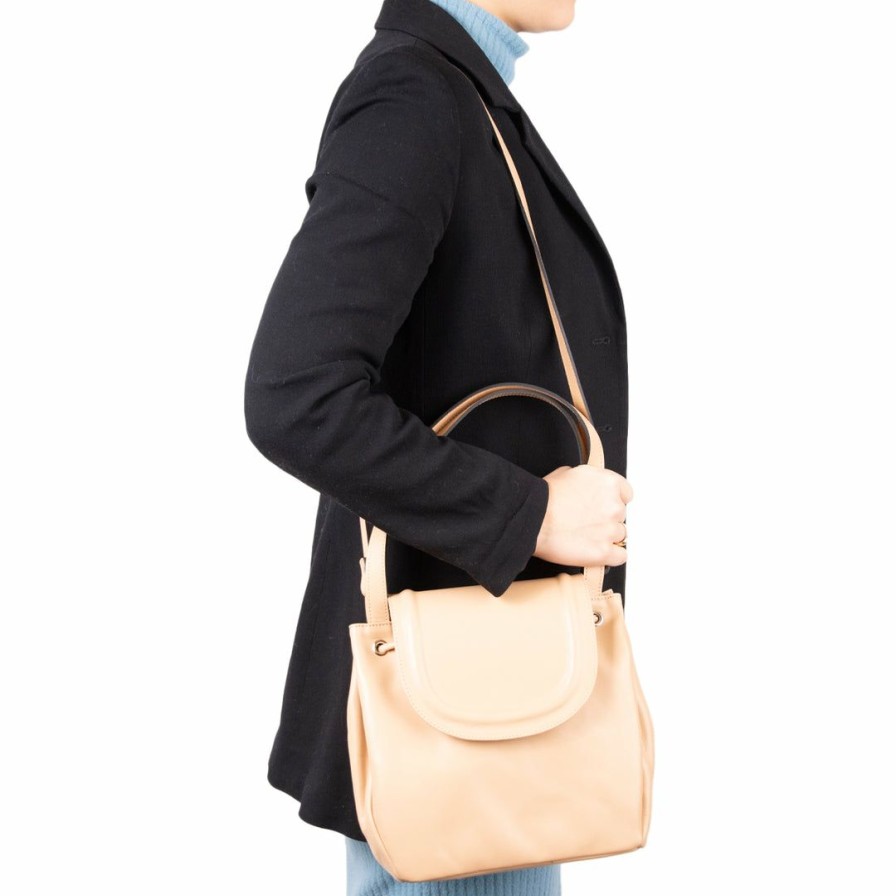 Bags L'Intervalle | L'Intervalle Croisette Sand Leather Sand Leather/Sable Cuir