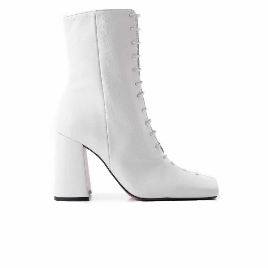 Women L'Intervalle | L'Intervalle Graham White Leather