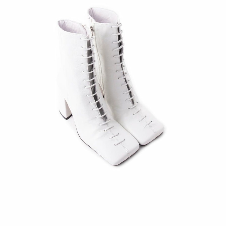 Women L'Intervalle | L'Intervalle Graham White Leather