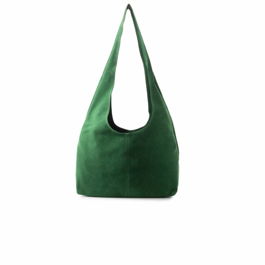 Bags L'Intervalle | L'Intervalle Agard Green Suede Women Green Suede/Vert Suede