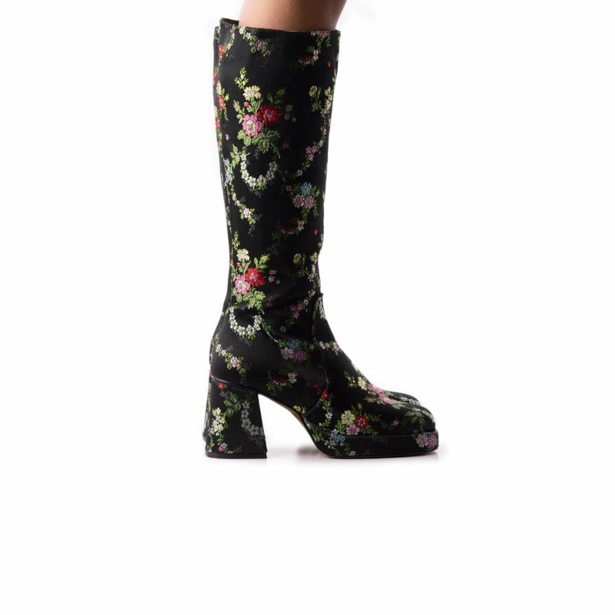 Women L'Intervalle | L'Intervalle Garden Women Black Floral Fabric