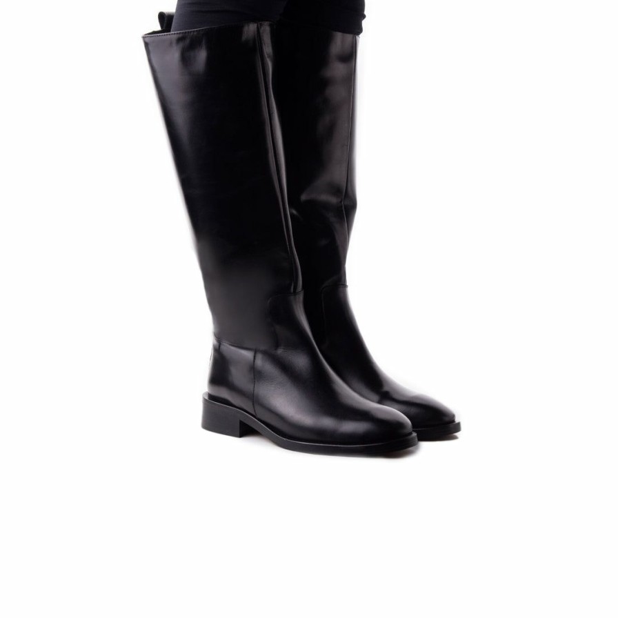 Women L'Intervalle | L'Intervalle Women Moyle Black Leather