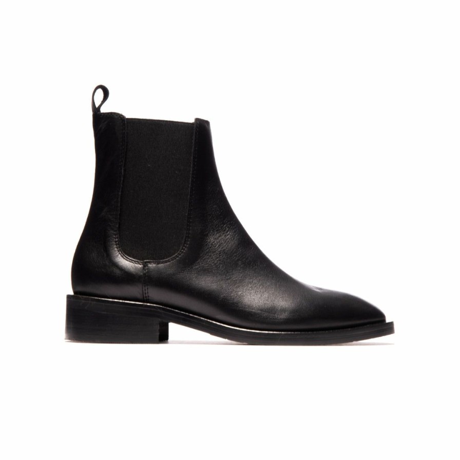 Women L'Intervalle | L'Intervalle Bunbury Women Black Leather