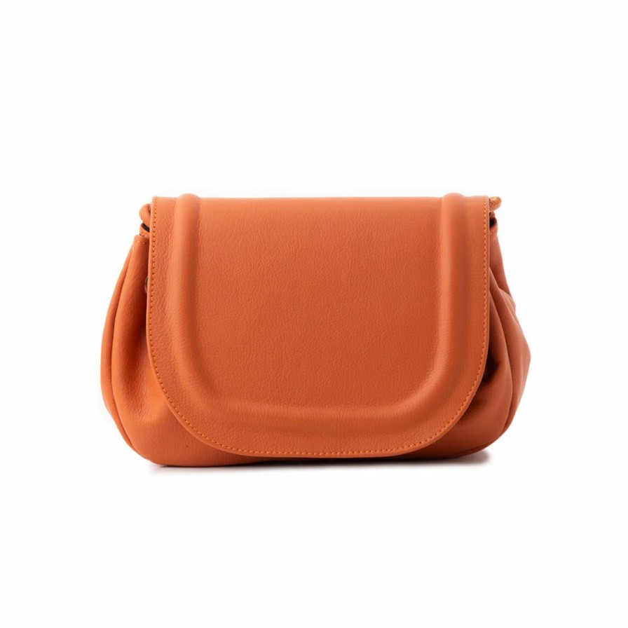 Bags L'Intervalle | L'Intervalle Women Vauvan Orange Leather Orange Cuir/Orange Cuir