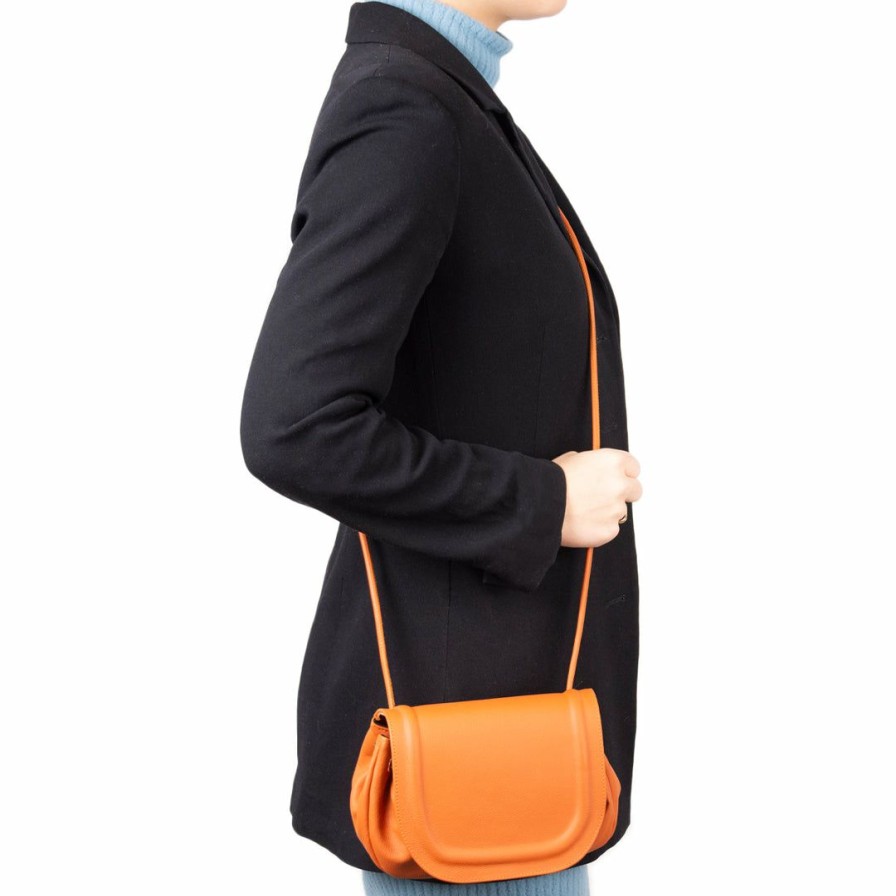 Bags L'Intervalle | L'Intervalle Women Vauvan Orange Leather Orange Cuir/Orange Cuir