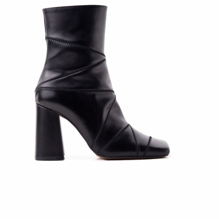 Women L'Intervalle | L'Intervalle Redwood Black Leather