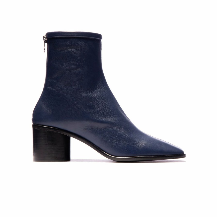 Women L'Intervalle | L'Intervalle Women Rossio Navy Leather