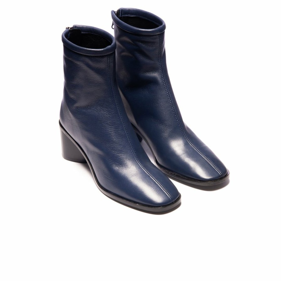 Women L'Intervalle | L'Intervalle Women Rossio Navy Leather