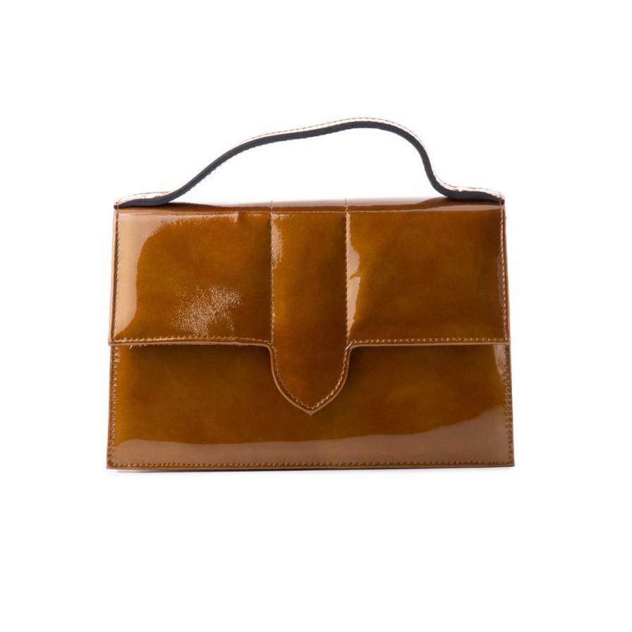 Bags L'Intervalle | L'Intervalle Mini Diya Women Tan Patent