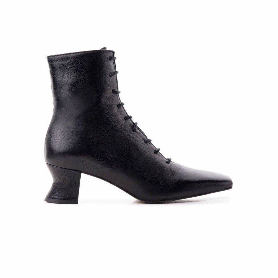 Women L'Intervalle | L'Intervalle Women Trafalgar Black Leather