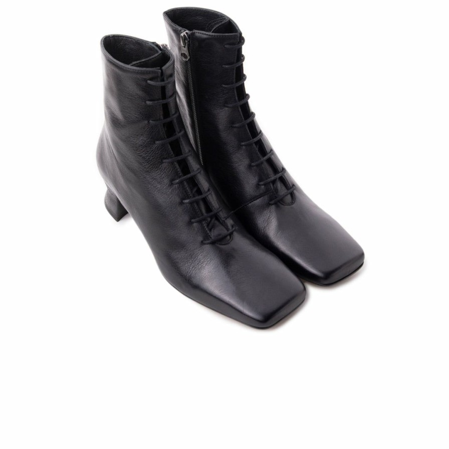 Women L'Intervalle | L'Intervalle Women Trafalgar Black Leather