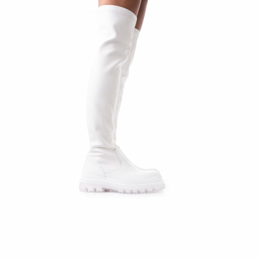 Women L'Intervalle | L'Intervalle Tianjin White Stretch