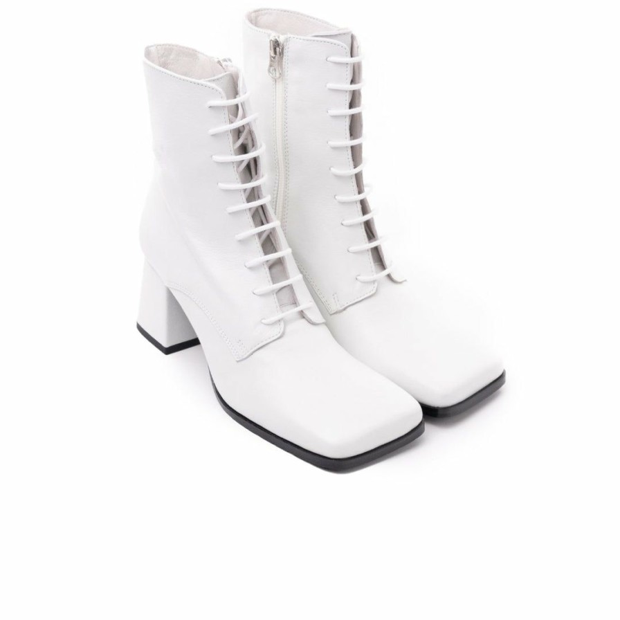 Women L'Intervalle | L'Intervalle Chatham White Leather