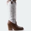 Women L'Intervalle | L'Intervalle Otis Tan/White Leather