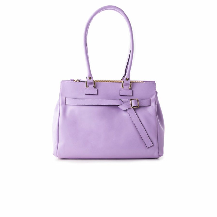 Bags L'Intervalle | L'Intervalle Women Avenue Violet Leather Violet Leather/Cuir Violet