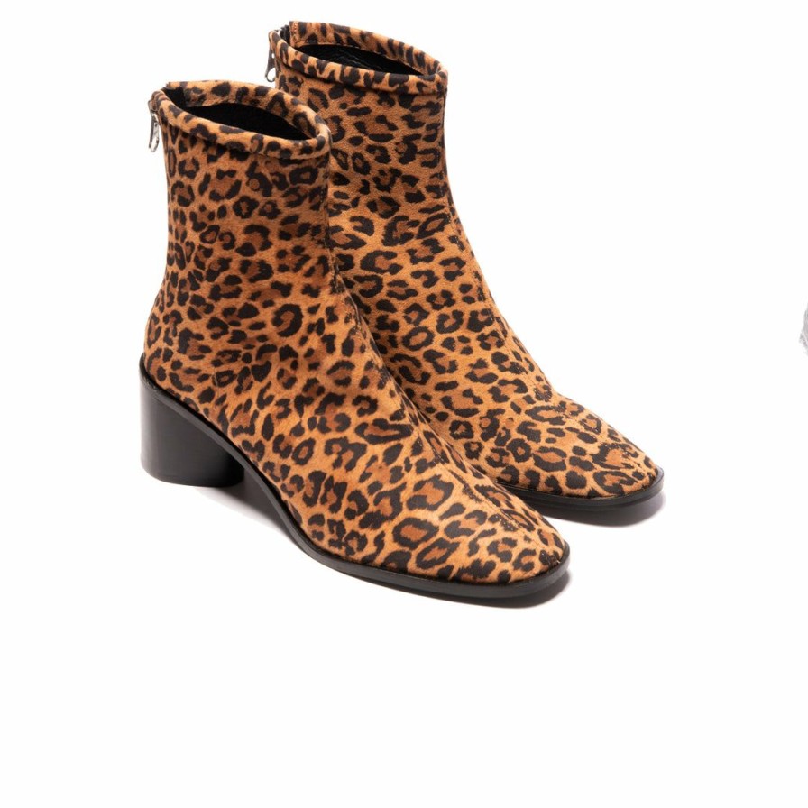 Women L'Intervalle | L'Intervalle Women Rossio Tan Leopard