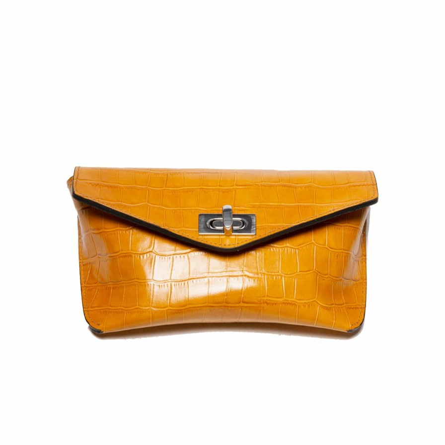 Bags L'Intervalle | L'Intervalle Helen Women Tan Croco