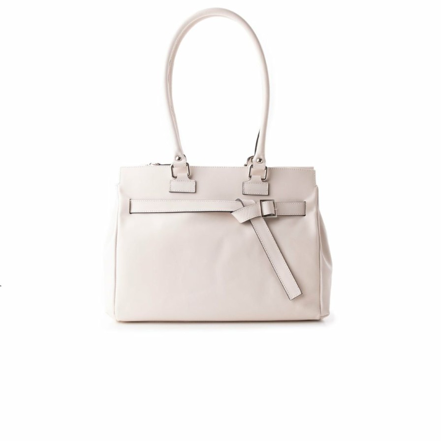 Bags L'Intervalle | L'Intervalle Women Avenue Off White Leather Off White Leather/Cuir Blanc Casse