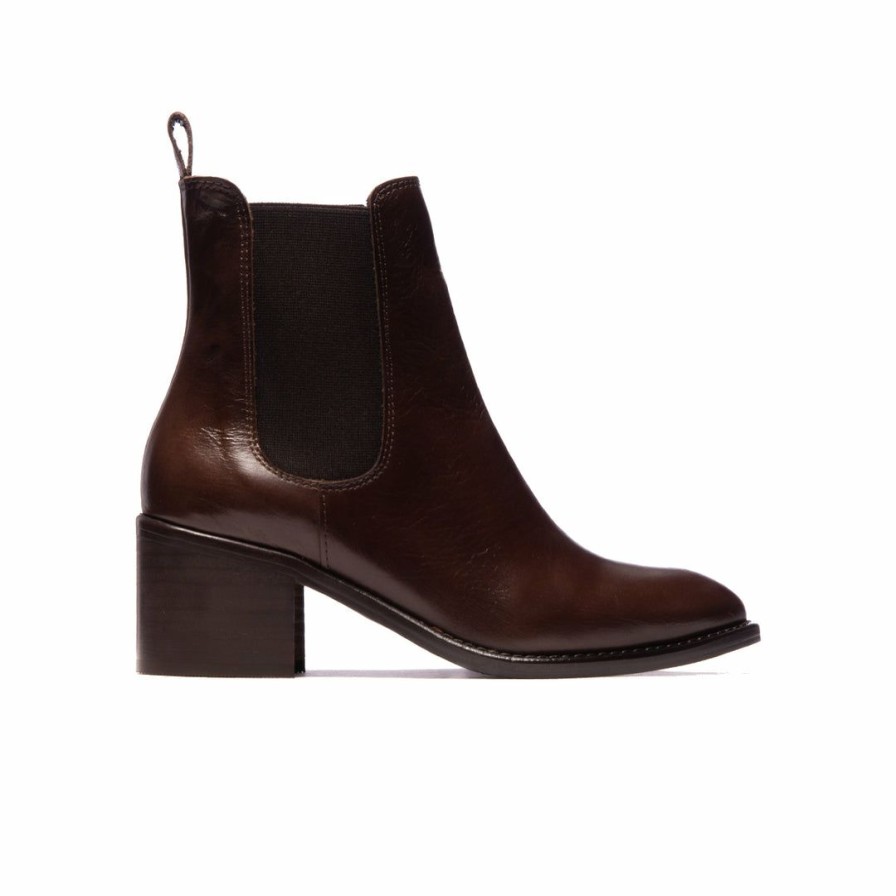 Women L'Intervalle | L'Intervalle Larabee Women Dark Brown Leather