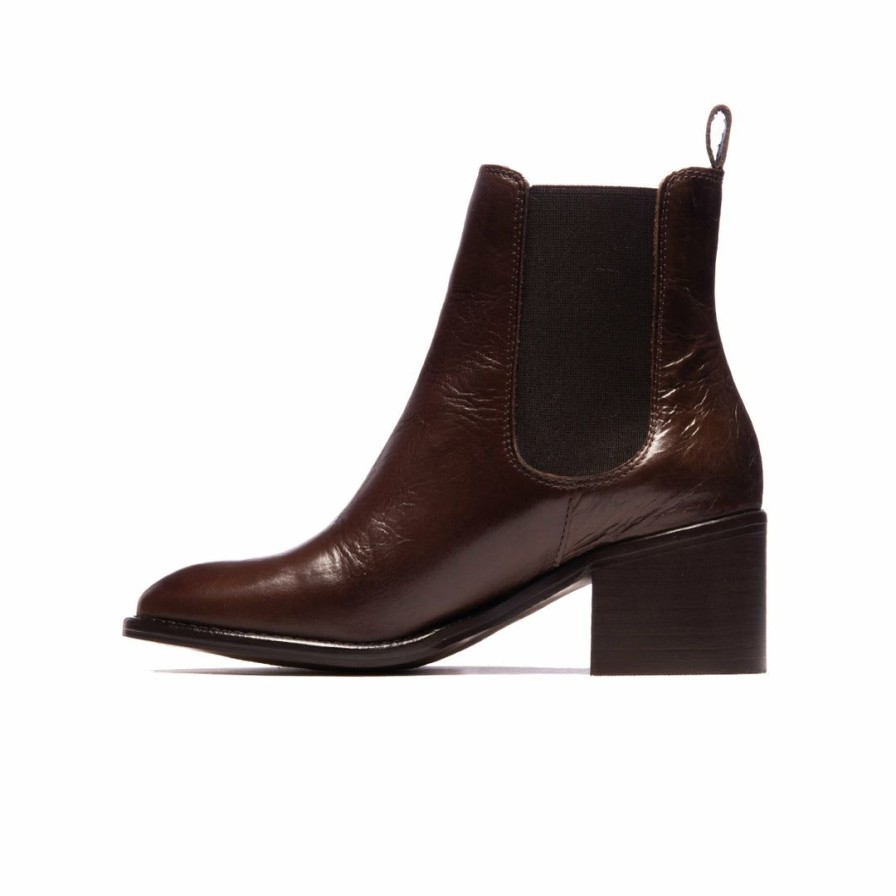 Women L'Intervalle | L'Intervalle Larabee Women Dark Brown Leather