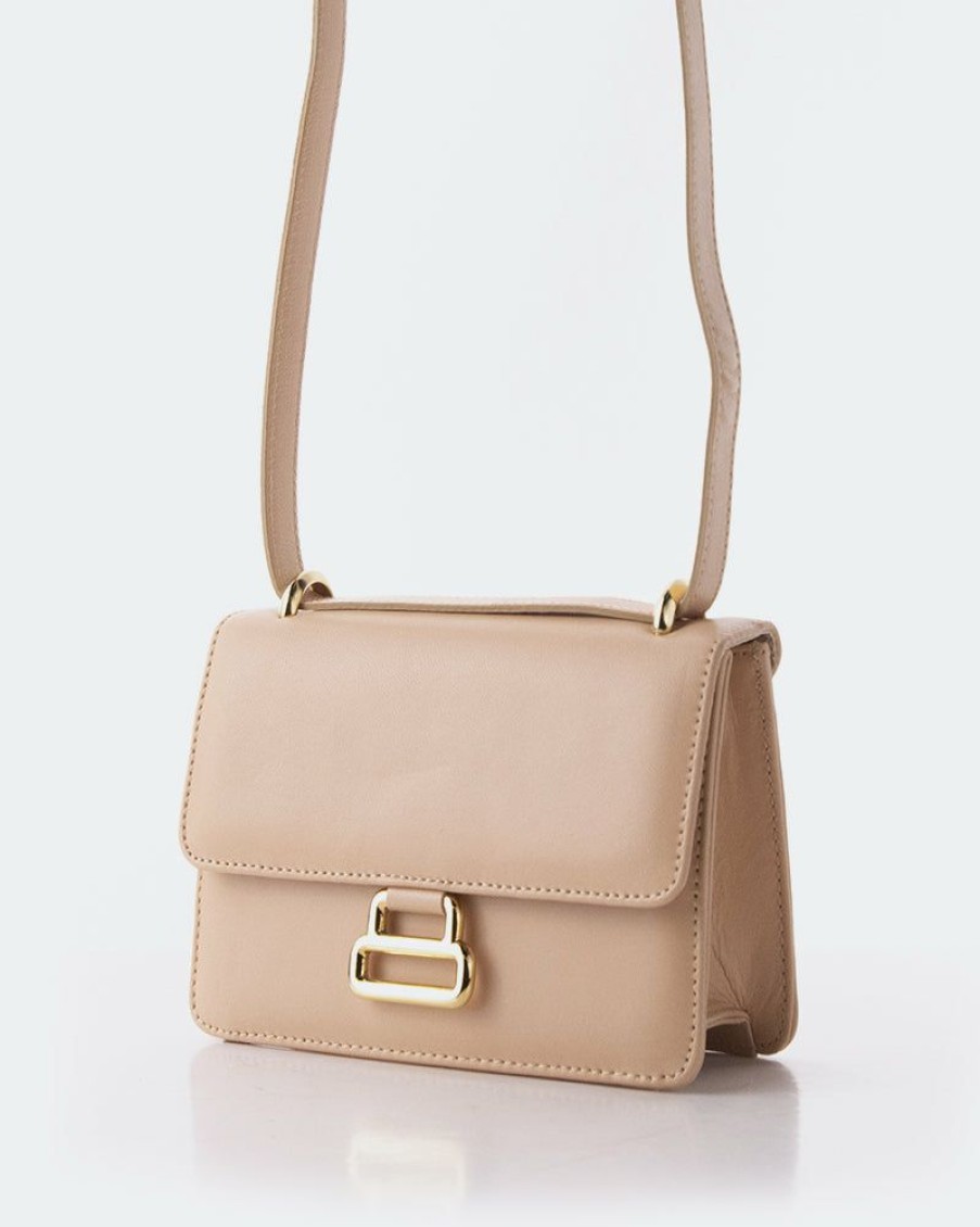 Bags L'Intervalle | L'Intervalle Breezy Almond Leather Women Almond Leather/Cuir Amande