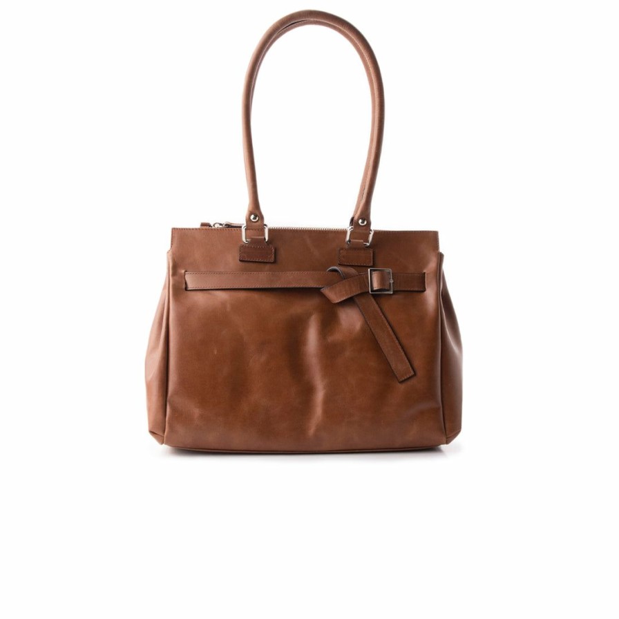 Bags L'Intervalle | L'Intervalle Avenue, Brown Leather Brown Leather/Cuir Brun