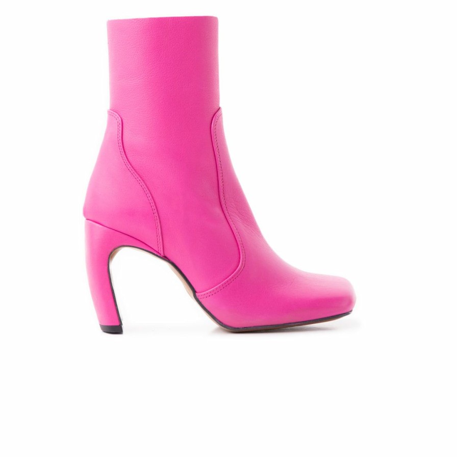 Women L'Intervalle | L'Intervalle Baden Fuschia Leather