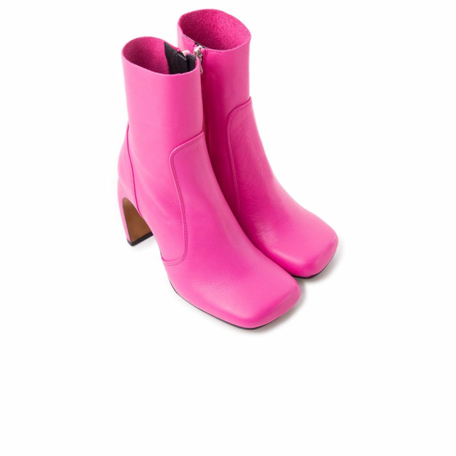 Women L'Intervalle | L'Intervalle Baden Fuschia Leather