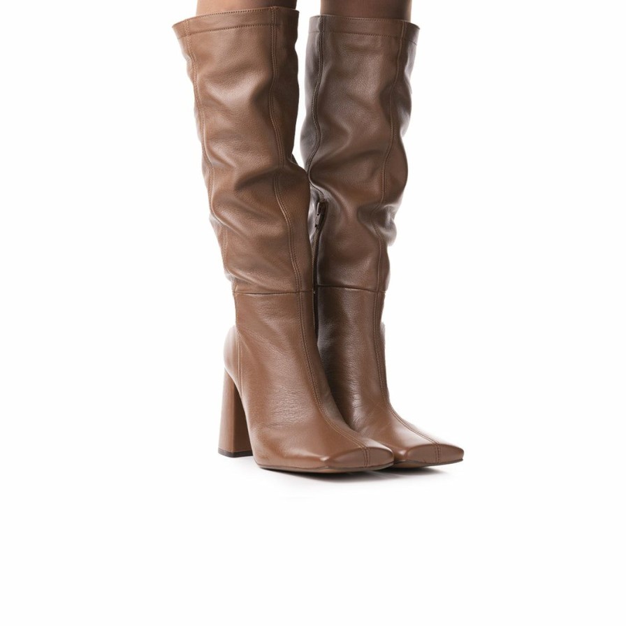 Women L'Intervalle | L'Intervalle Fleek Women Cognac Leather