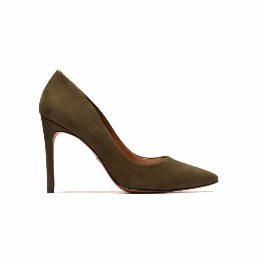 Women L'Intervalle | L'Intervalle Women Love Olive Nubuck