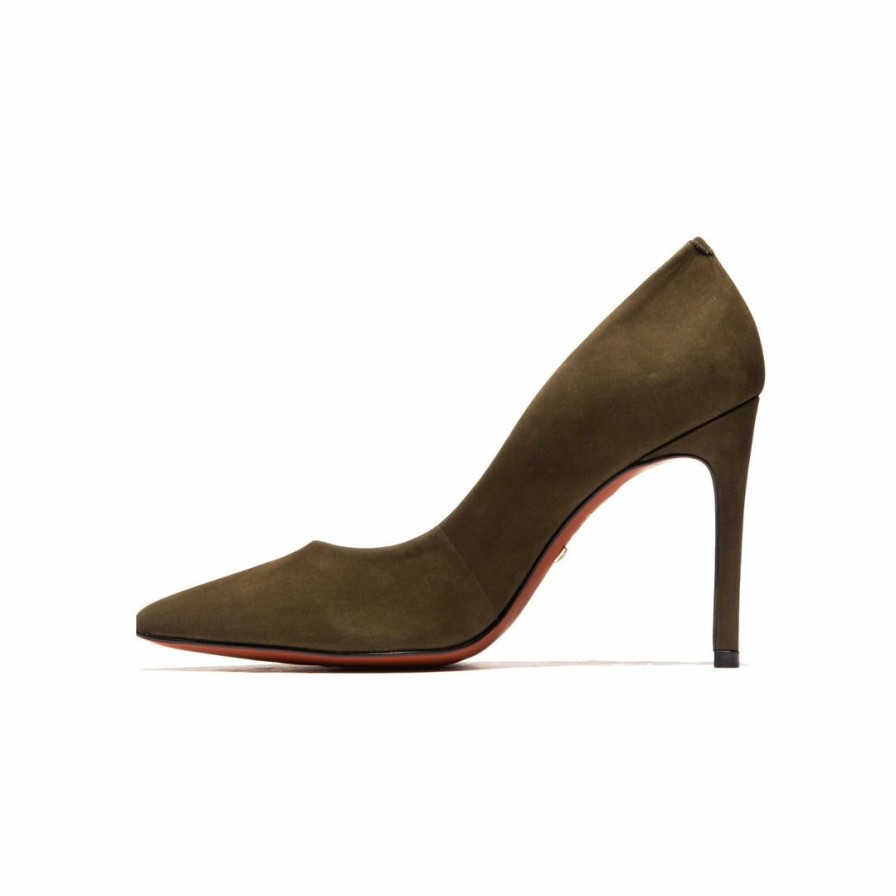 Women L'Intervalle | L'Intervalle Women Love Olive Nubuck