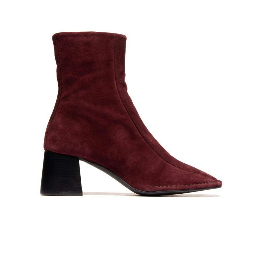 Women L'Intervalle | L'Intervalle Women Dublin Bordeaux Suede Bordeau Suede