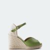 Women L'Intervalle | L'Intervalle Marzia Green Leather Women Green Leather/Cuir Vert