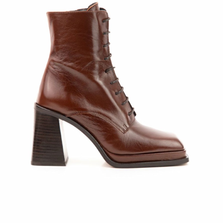 Women L'Intervalle | L'Intervalle Versailles Women Chestnut Leather