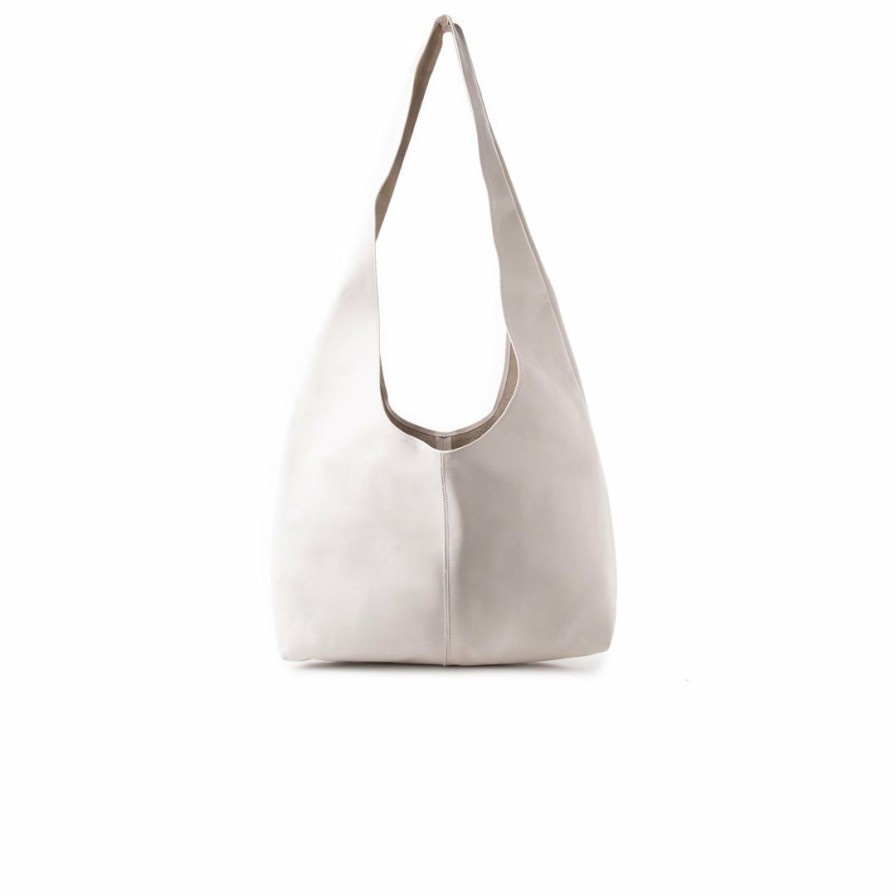 Bags L'Intervalle | L'Intervalle Women Agard White Leather White Leather/ Cuir Blanc