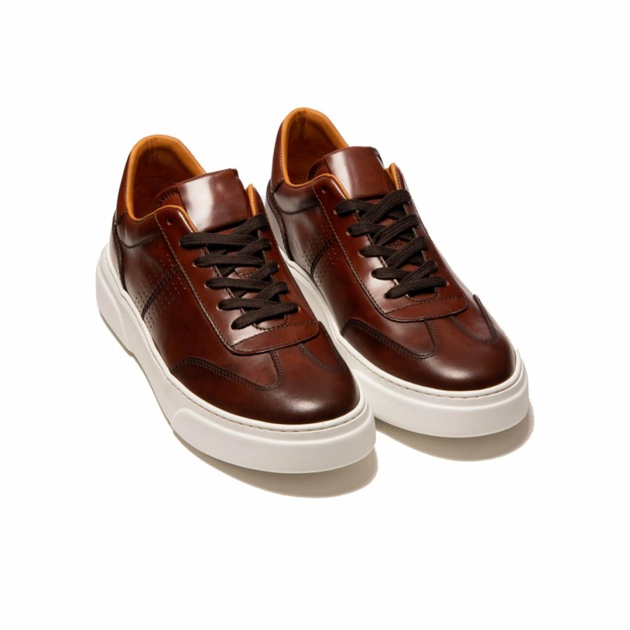 Women L'Intervalle | L'Intervalle Archer Men Tan Leather