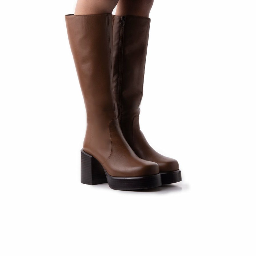 Women L'Intervalle | L'Intervalle Women Earl Cognac Leather