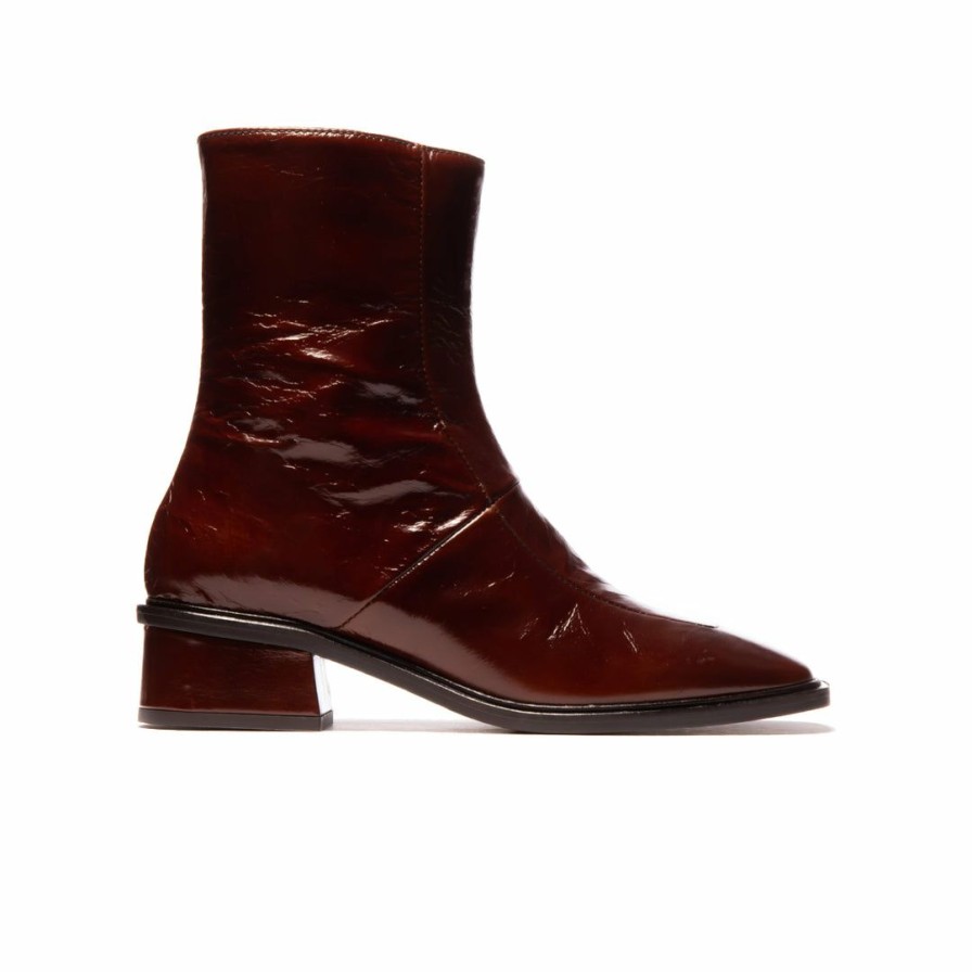 Women L'Intervalle | L'Intervalle Albany Chestnut Leather