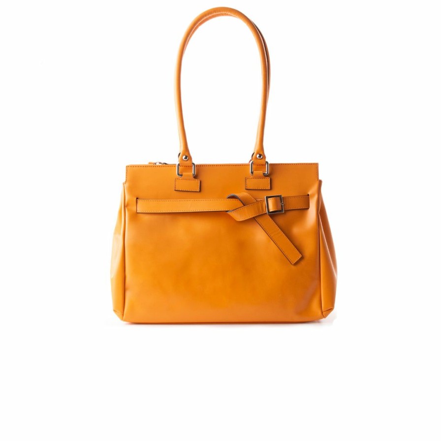 Bags L'Intervalle | L'Intervalle Women Avenue Orange Leather Orange Leather/Cuir Orange