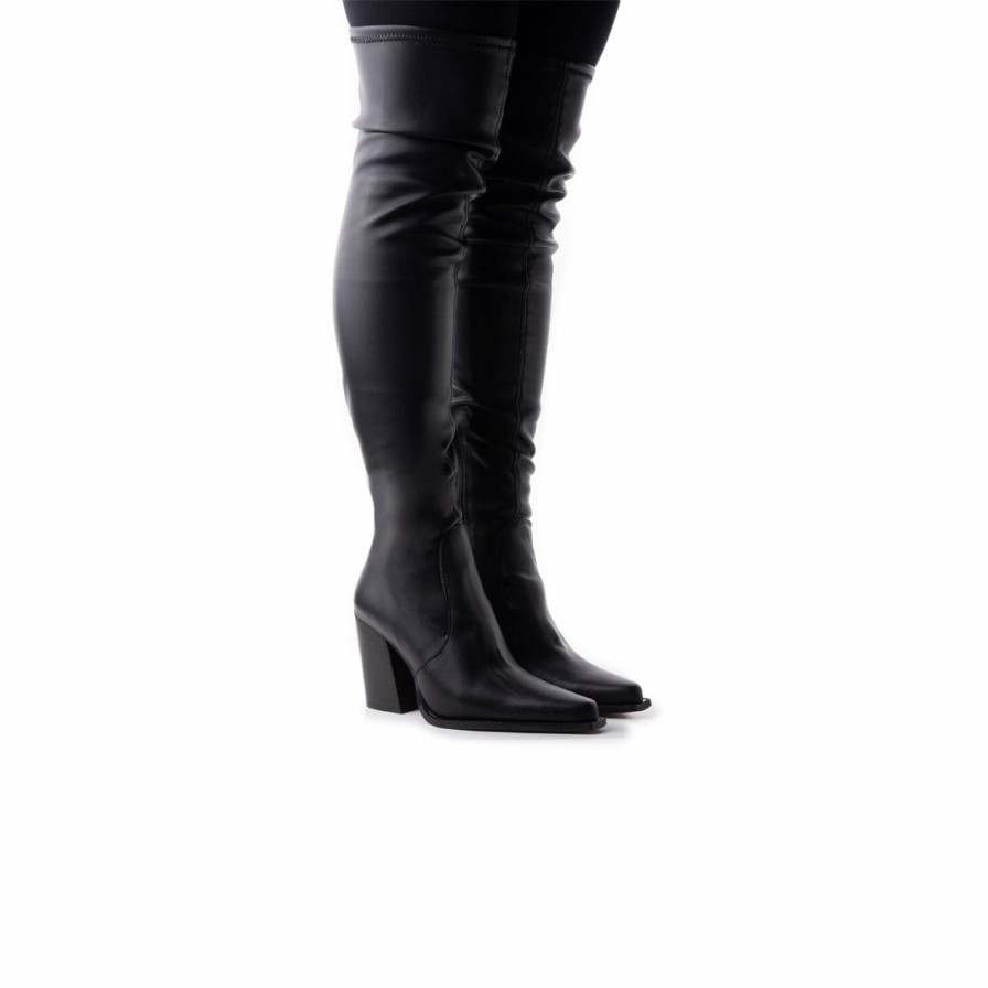 Women L'Intervalle | L'Intervalle Women Eldora Black Stretch