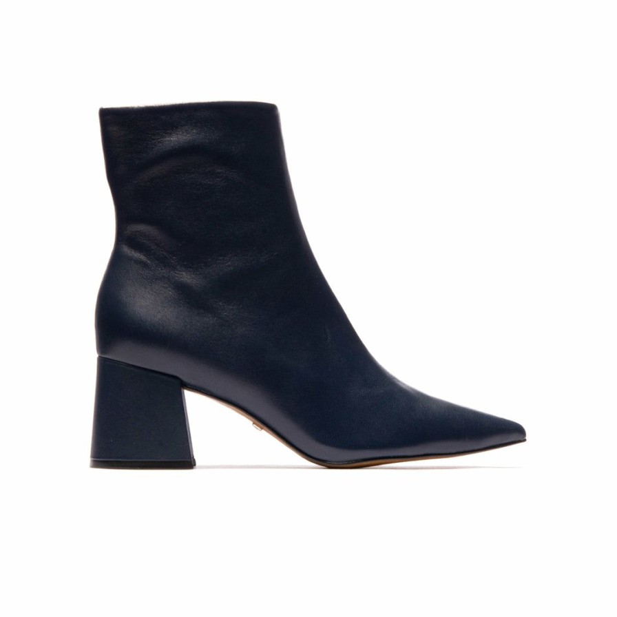 Women L'Intervalle | L'Intervalle Women Belem Navy Leather