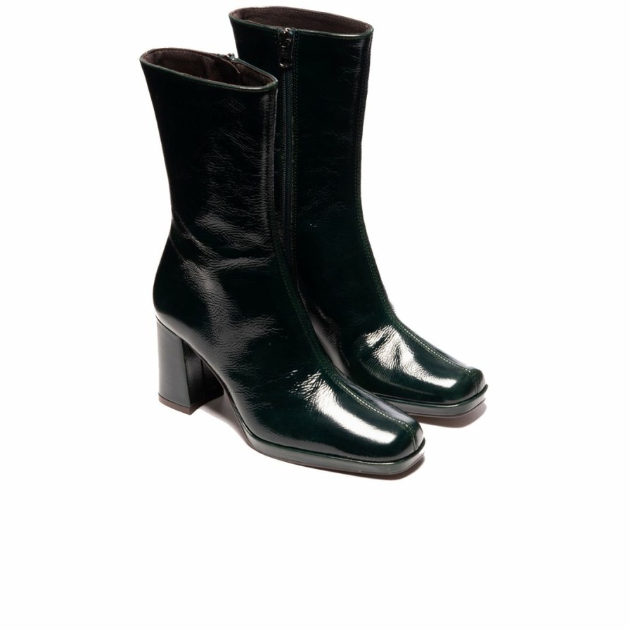 Women L'Intervalle | L'Intervalle Women Onslow Green Leather