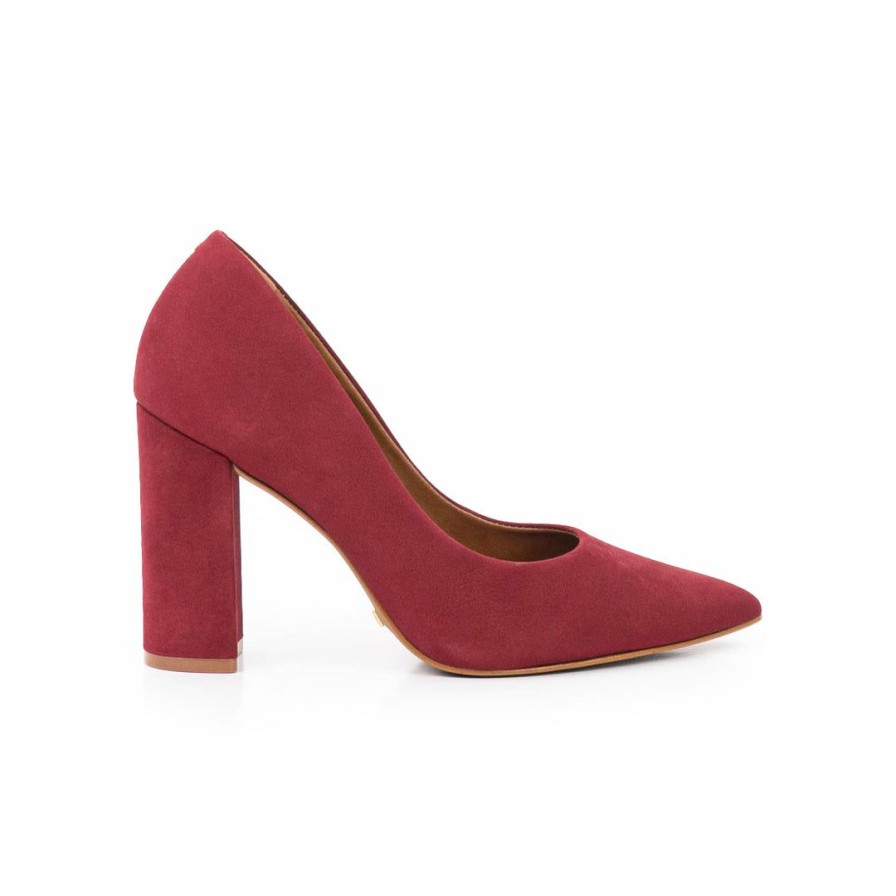 Women L'Intervalle | L'Intervalle Ciara Burgundy Nubuck