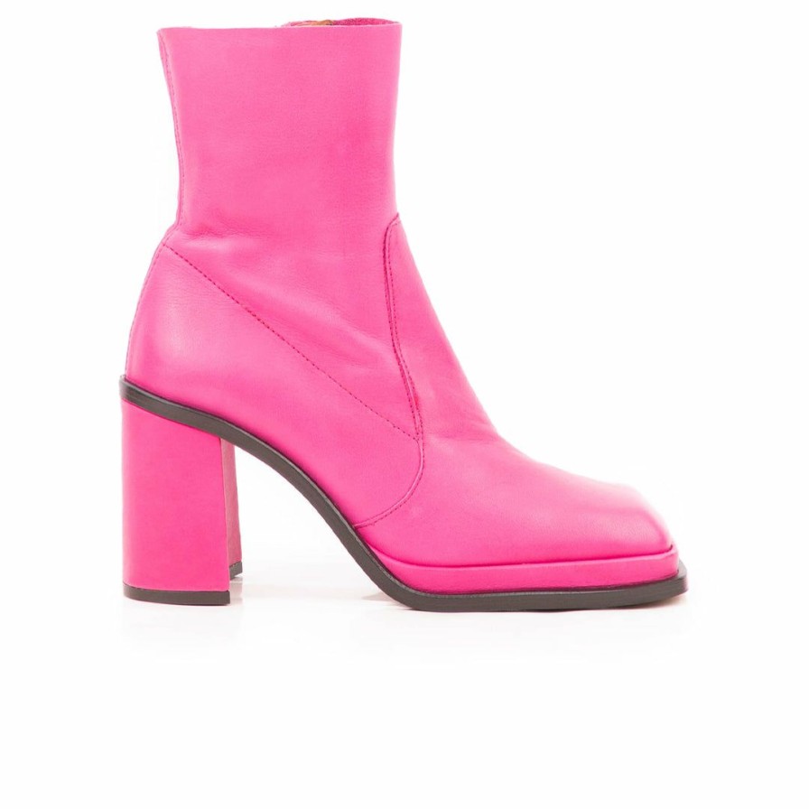 Women L'Intervalle | L'Intervalle Women Bampton Fuschia Leather