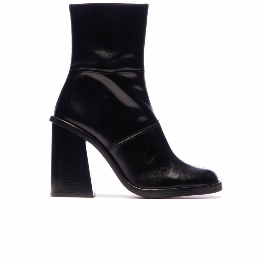 Women L'Intervalle | L'Intervalle Women Lilles Black Leather